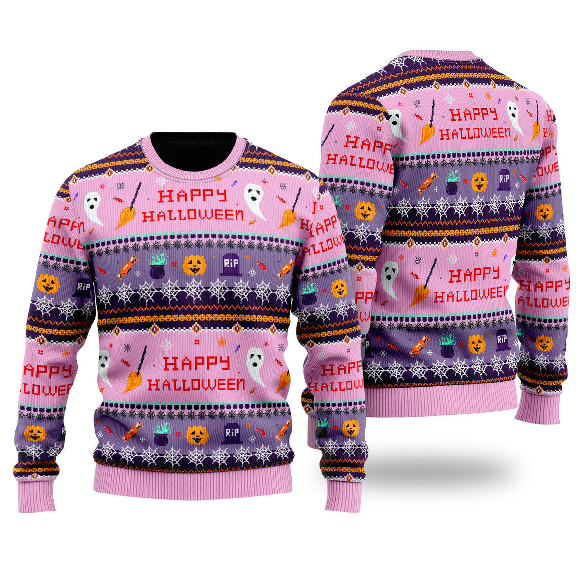 Funny Halloween Ugly Christmas Sweater Ugly Sweater For Men Women, Holiday Sweater