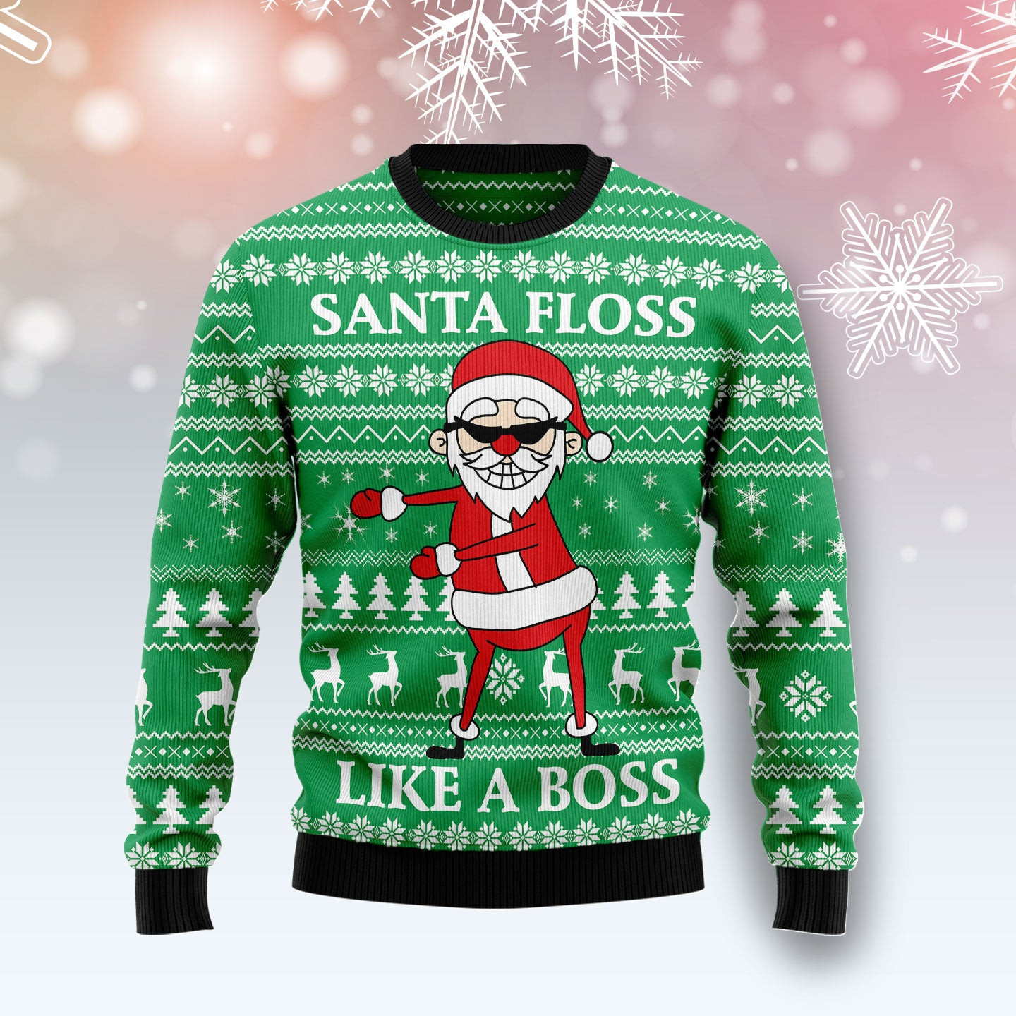 Funny Santa Claus Ugly Christmas Sweater