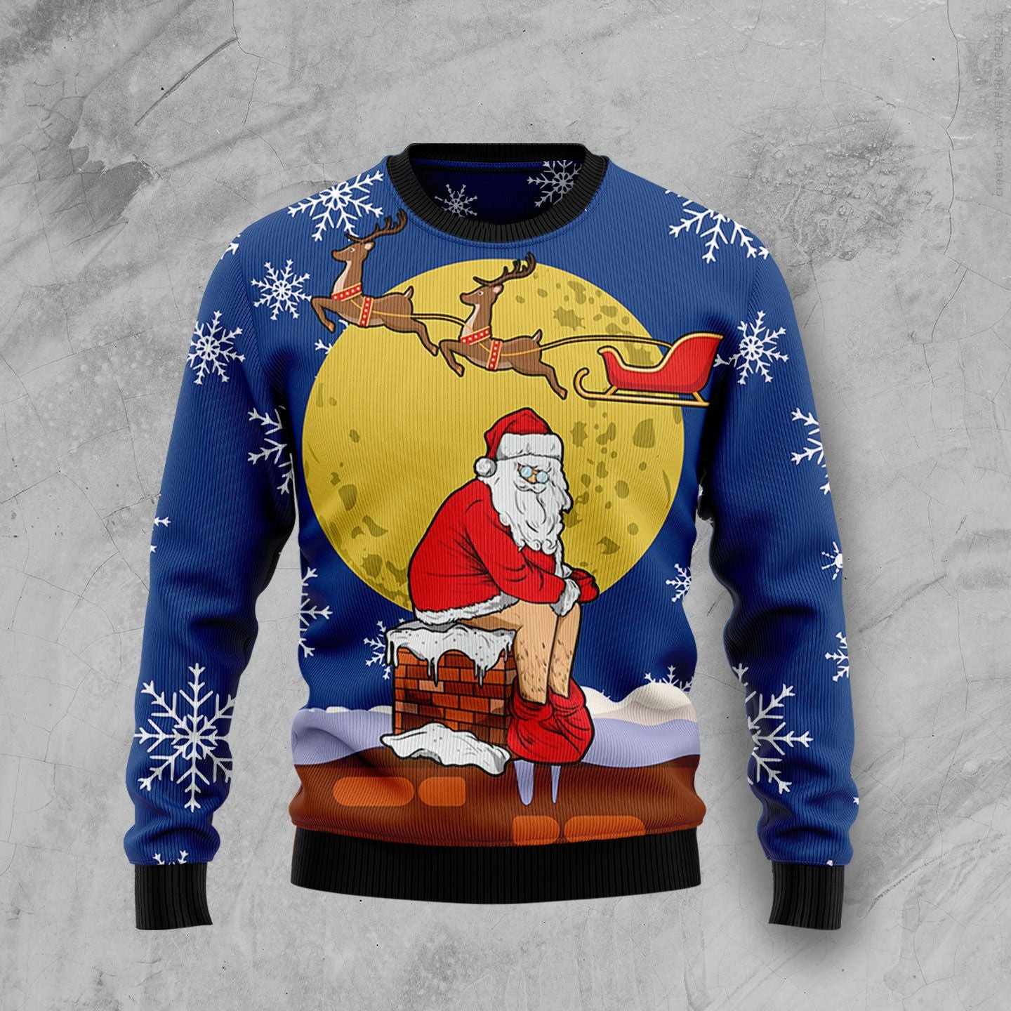 Funny Santa Xmas Ugly Christmas Sweater