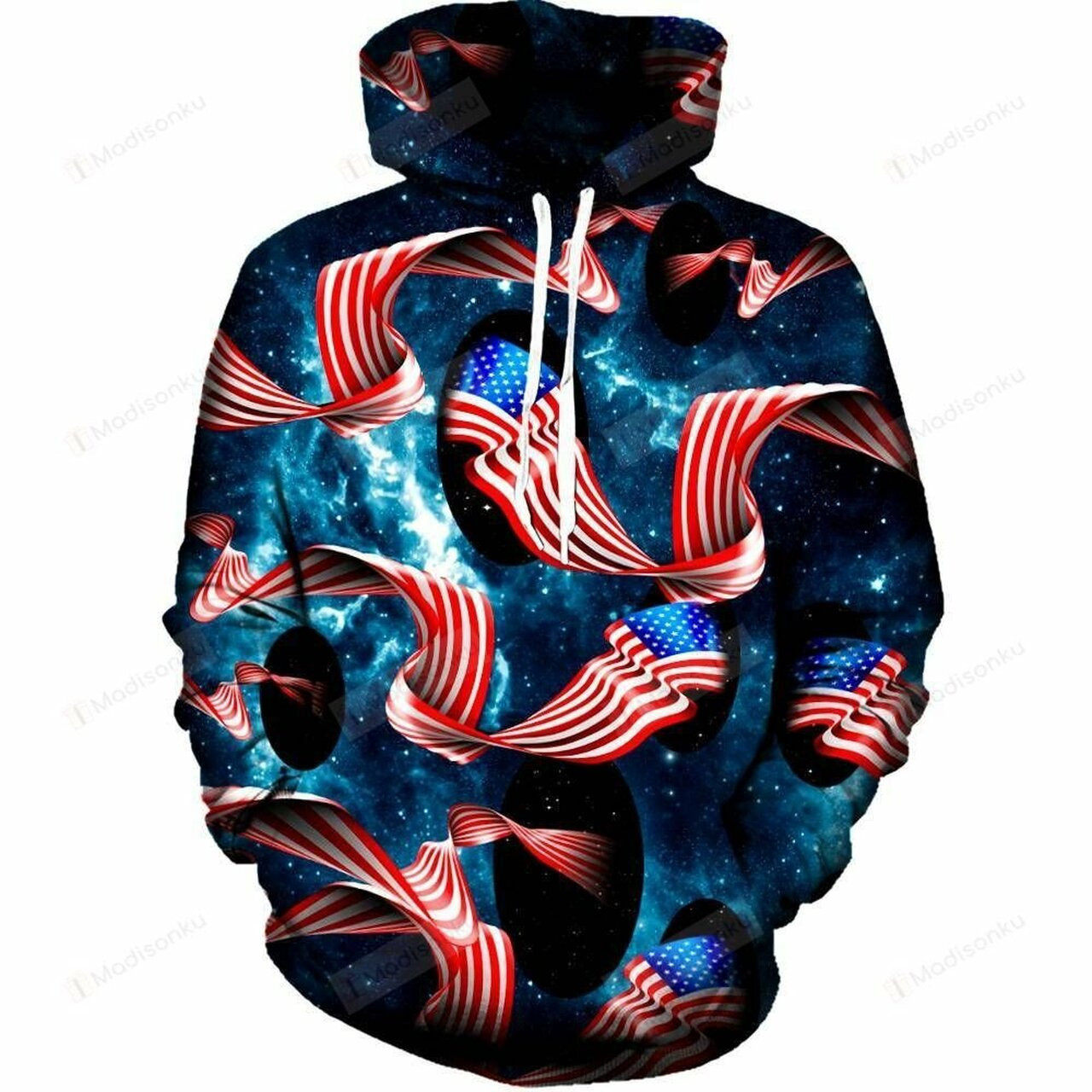 Galactic Flag For Unisex 3d All Over Print Hoodie