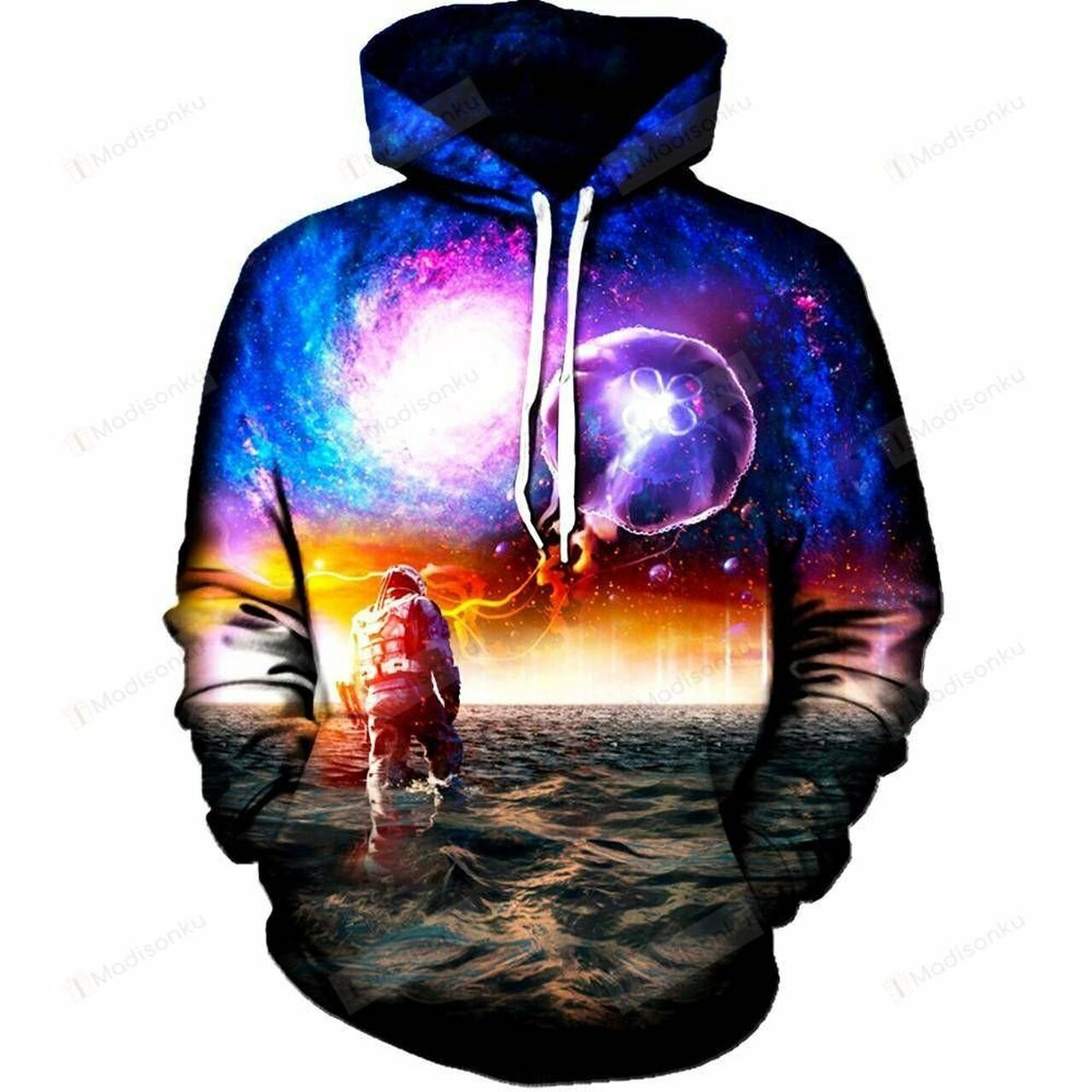 Galactic Jellyfish For Unisex 3d All Over Print Hoodie