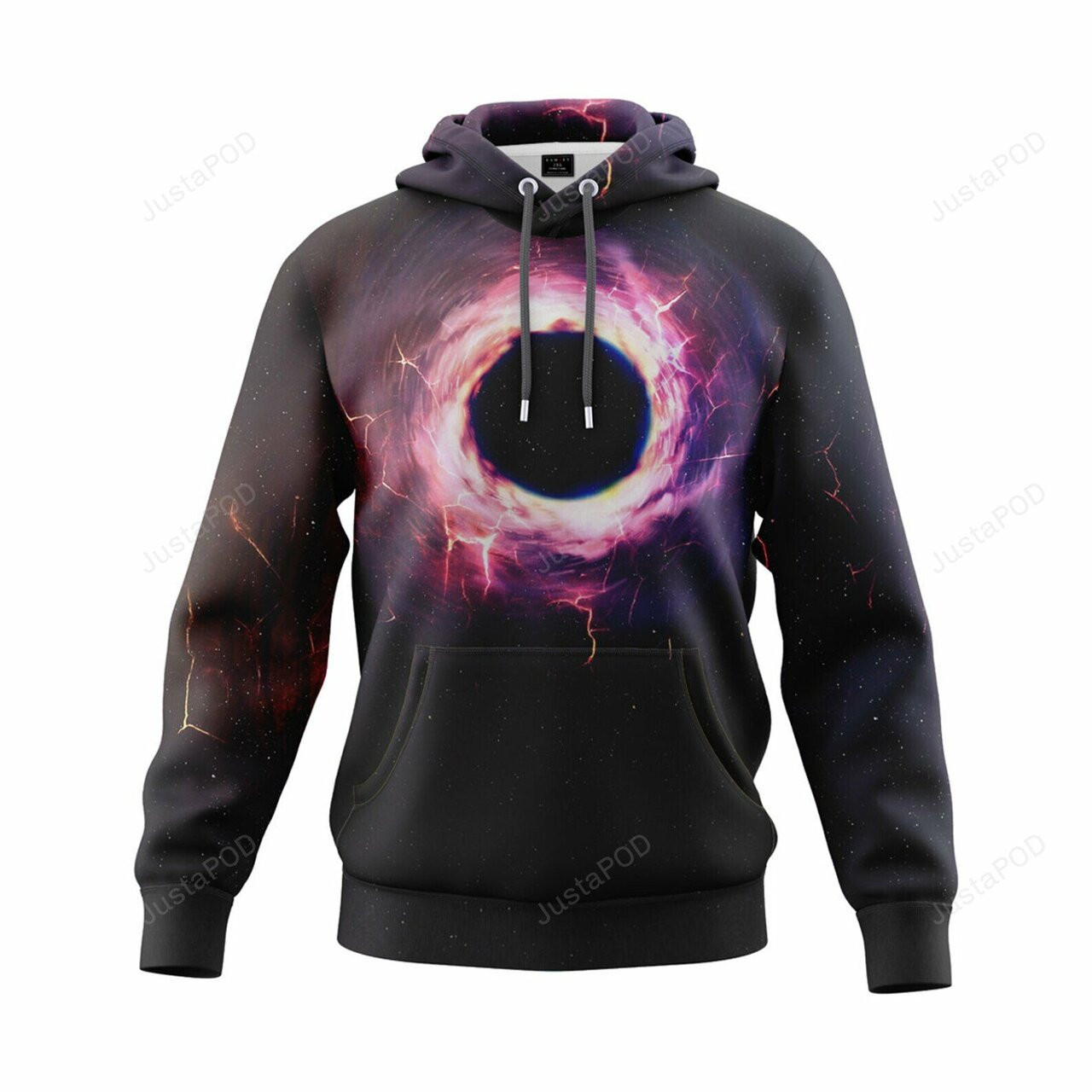 Galaxy Black Hole 3d All Over Print Hoodie