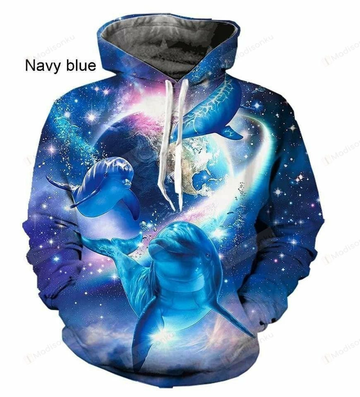 Galaxy Dolphins For Unisex 3d All Over Print Hoodie