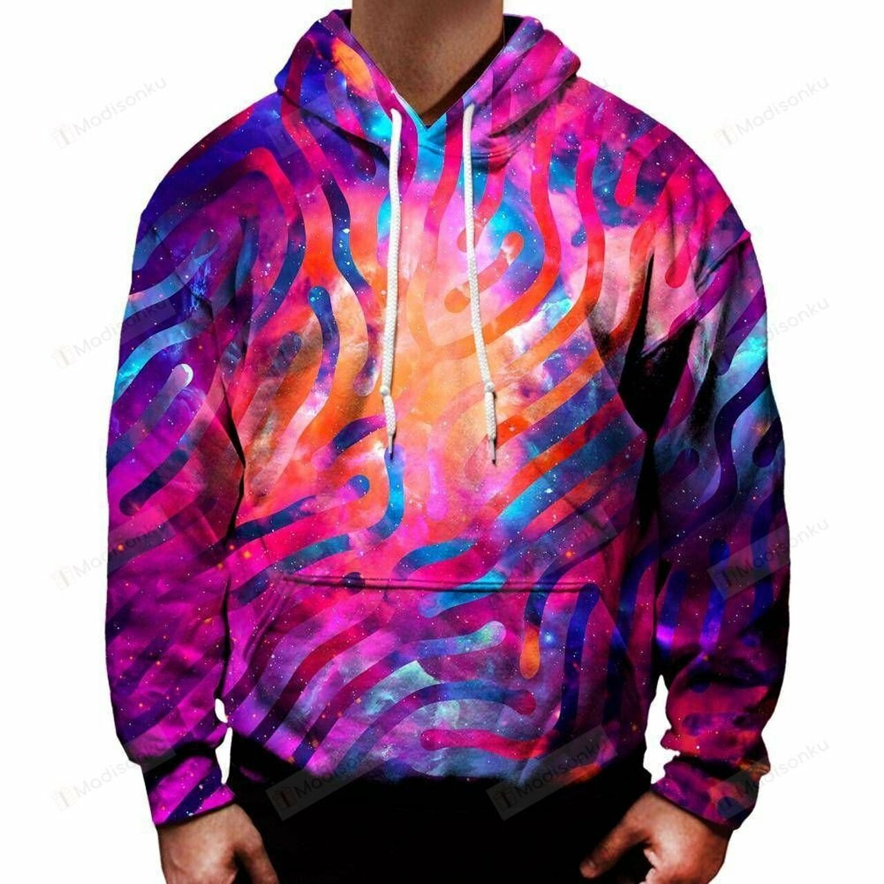 Galaxy Lines 3d All Over Printed Hoodie