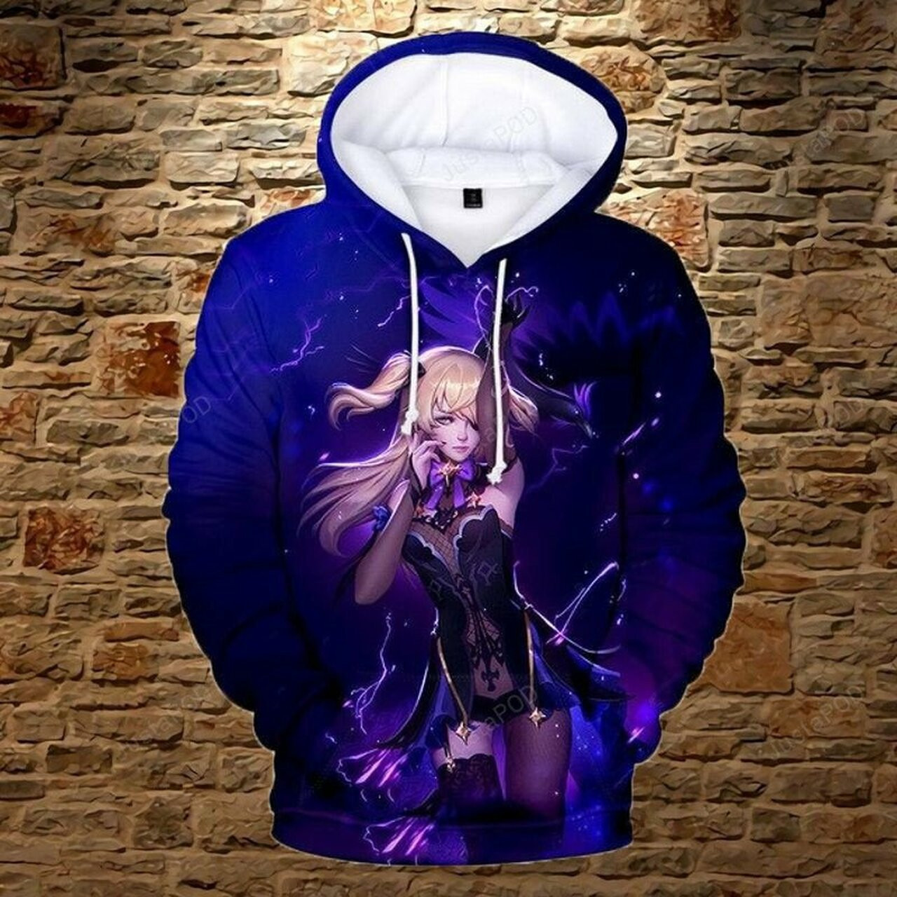 Game Genshin Impact Fischl 3d All Over Print Hoodie