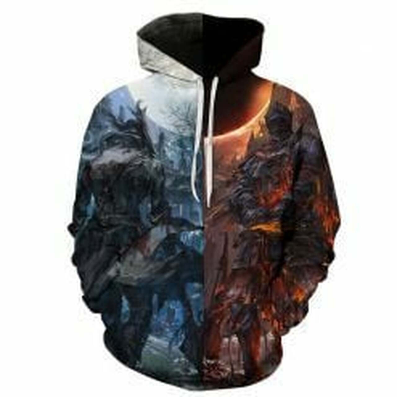 Game Wars 3d All Over Print Hoodie