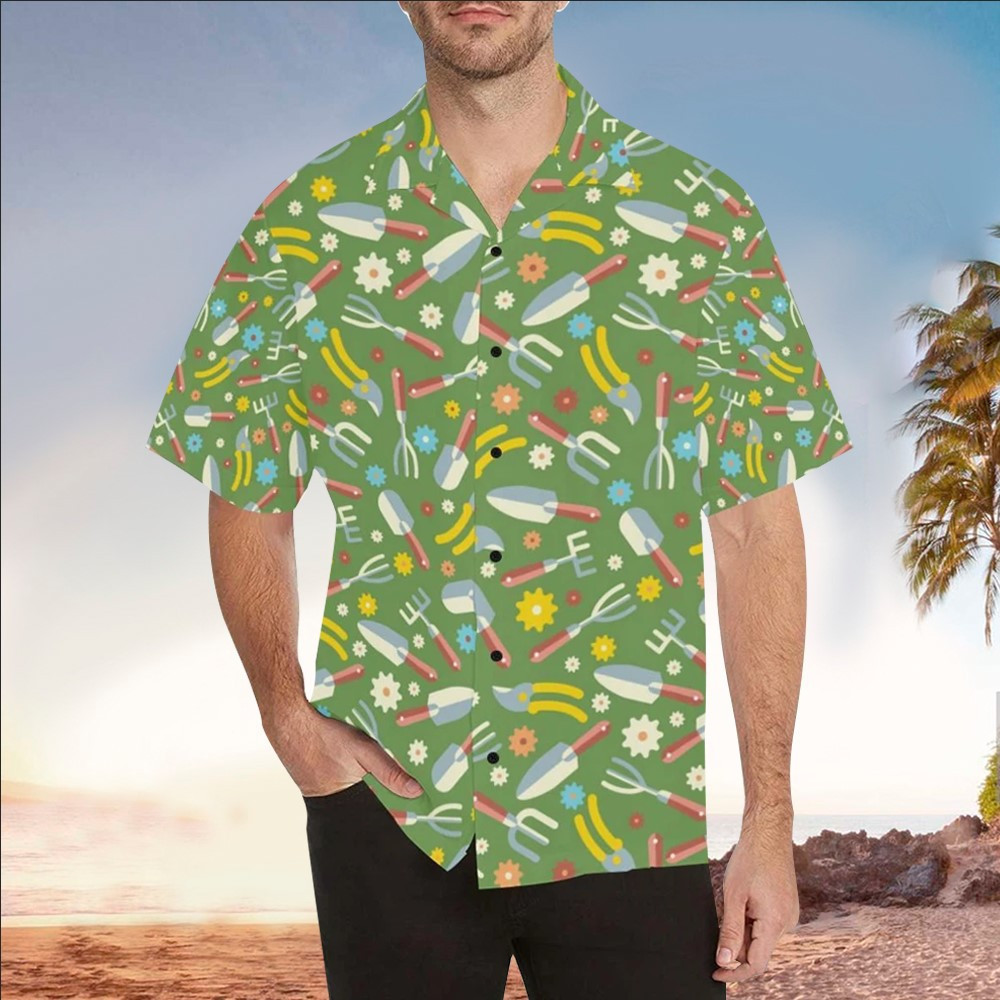 Gardening Hawaiian Shirt Gardening Button Up Shirt For Men and Women