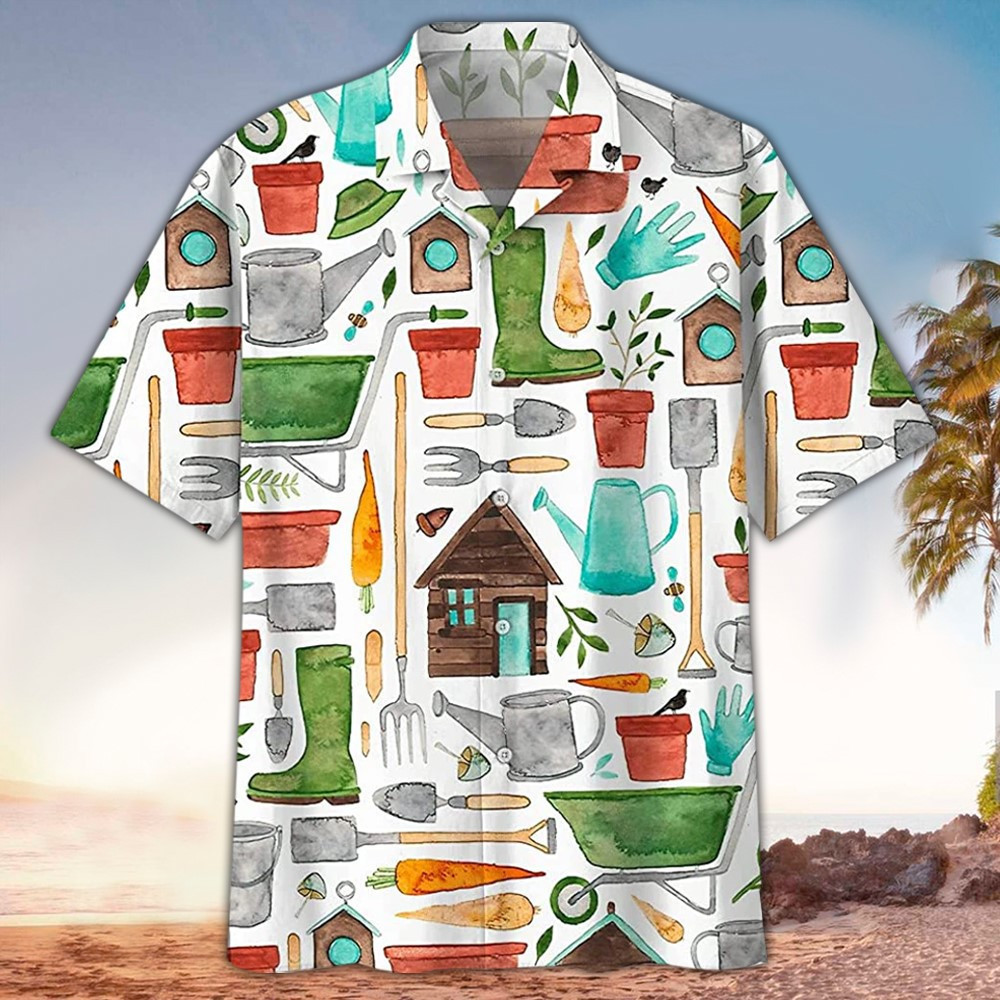 Gardening Shirt Gardening Hawaiian Shirt For Gardening Lovers Shirt For Men and Women