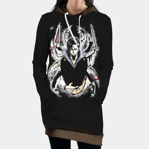 Genei Ryodan Spider Gang Hooded Dress Hunter X Hunter 3d Hoodie Dress Sweater Dress Sweatshirt Dress Hoodie