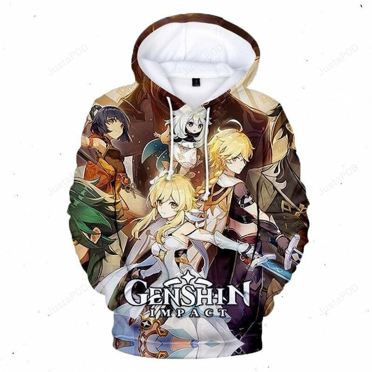 Genshin Impact 3d All Over Print Hoodie