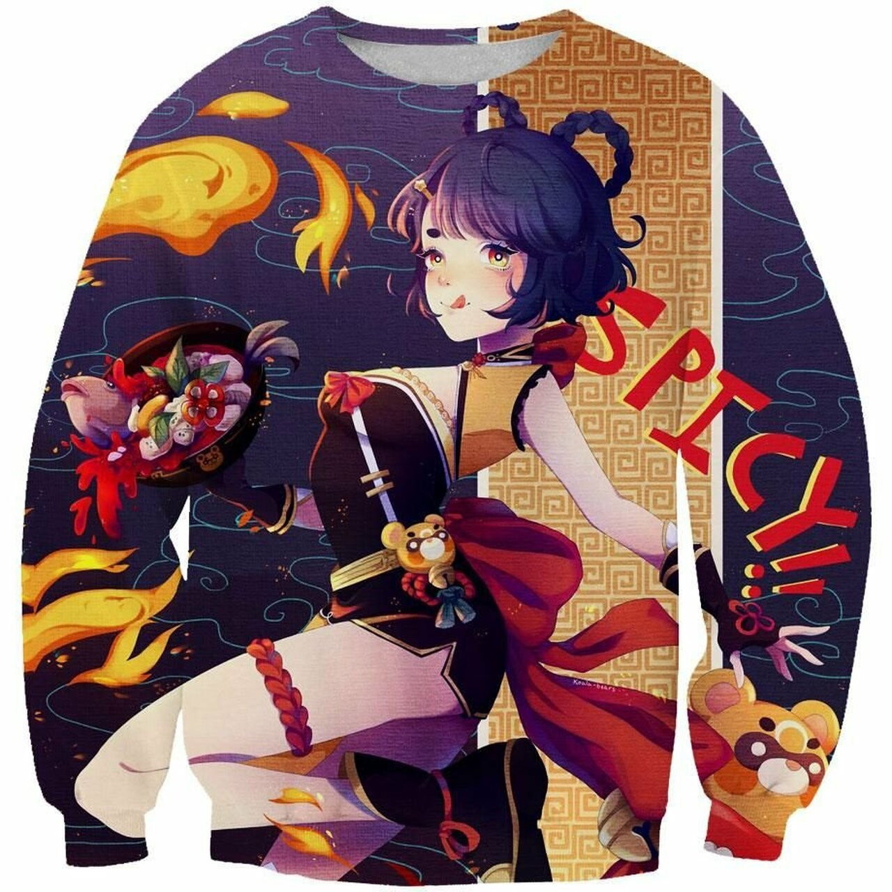 Genshin Impact Xiangling 3d All Over Print Hoodie