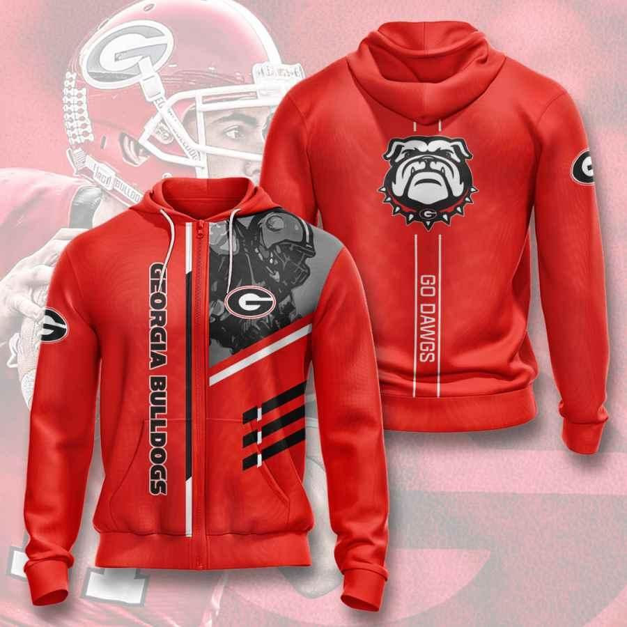 Georgia Bulldogs 3D All Over Print Hoodie