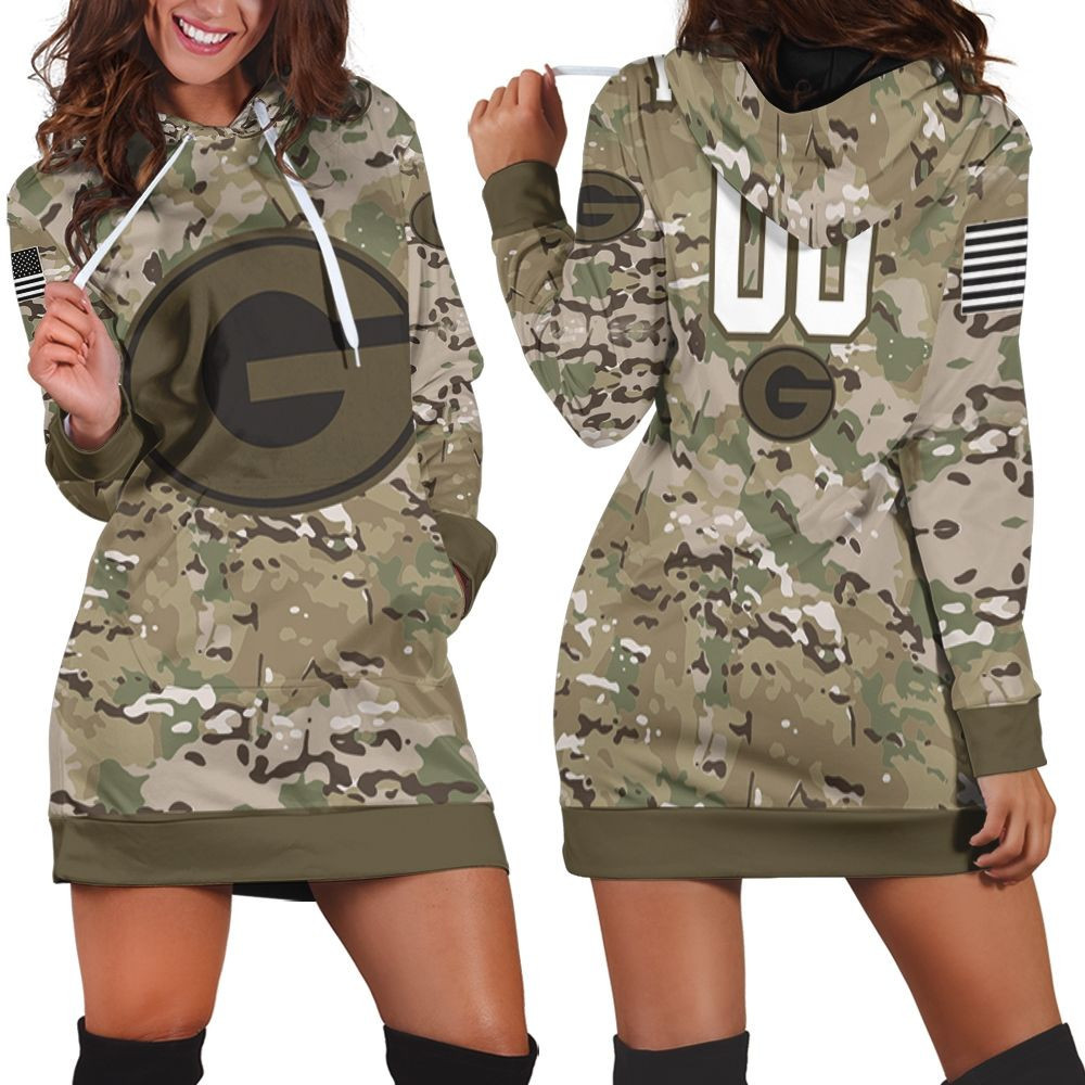 Georgia Bulldogs Camo Pattern 3d Hoodie Dress Sweater Dress Sweatshirt Dress