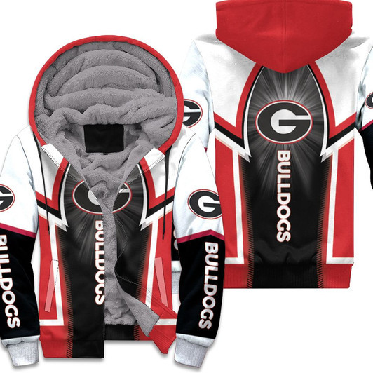 Georgia Bulldogs Fan 3D Fleece Hoodie