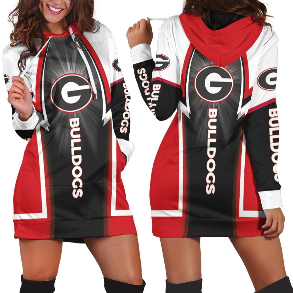 Georgia Bulldogs Fan 3d Hoodie Dress Sweater Dress Sweatshirt Dress