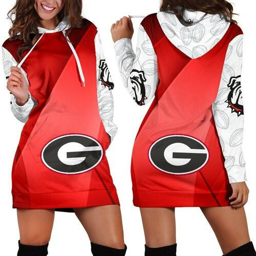 Georgia Bulldogs Hoodie Dress Sweater Dress Sweatshirt Dress 3d All Over Print For Women Hoodie