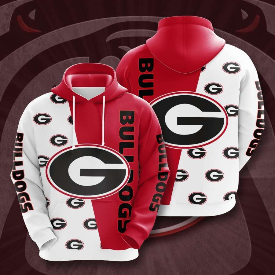 Georgia Bulldogs No700 Custom Hoodie 3D All Over Print