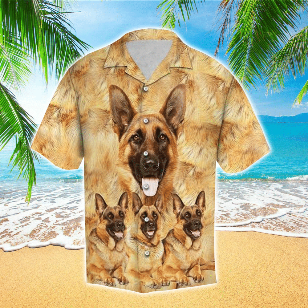 German Shepherd Great Best Colorful Hawaiian Shirt for Men and Women