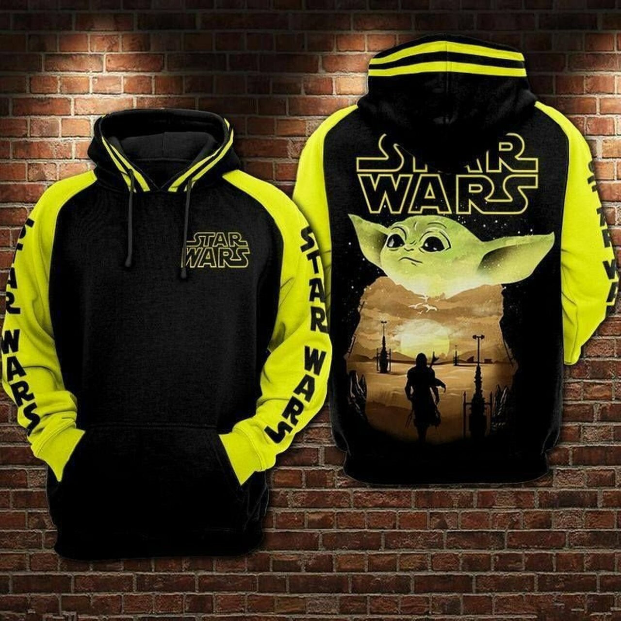 Gift For Star Wars Fan Baby Yoda Gift Star Wars Mini Yoda Gift For Baby Yoda Lover Baby Yoda Kid Unisex Hoodie