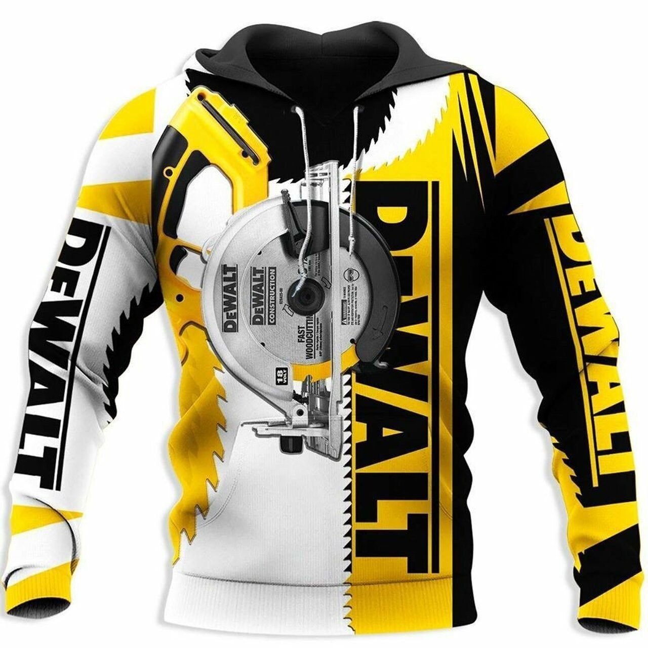 Gift Ideas Dewalt Beautiful Dewaltainsaw Tools Contruction Unisex Hoodie