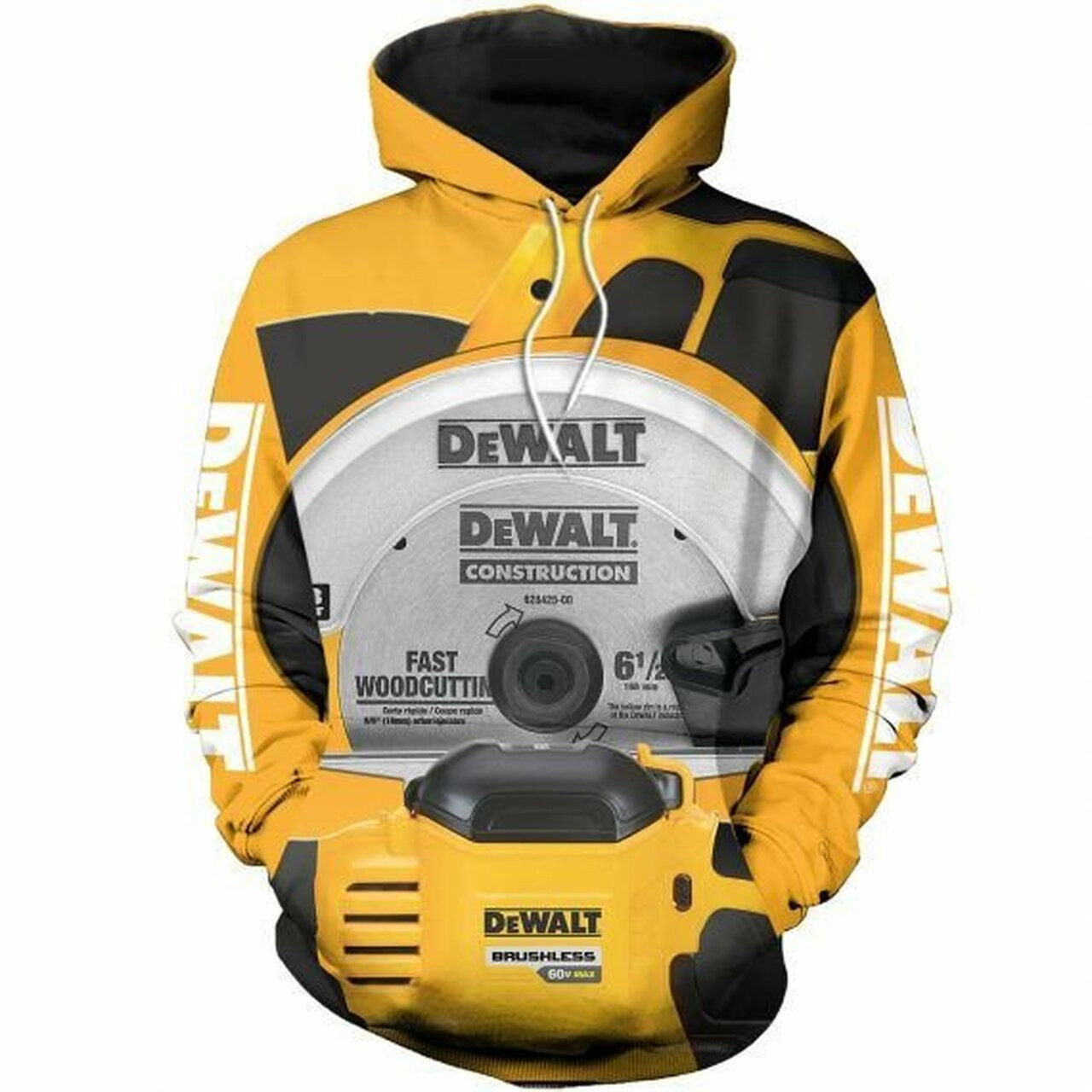 Gift Ideas Dewalt Construction Unisex Hoodie