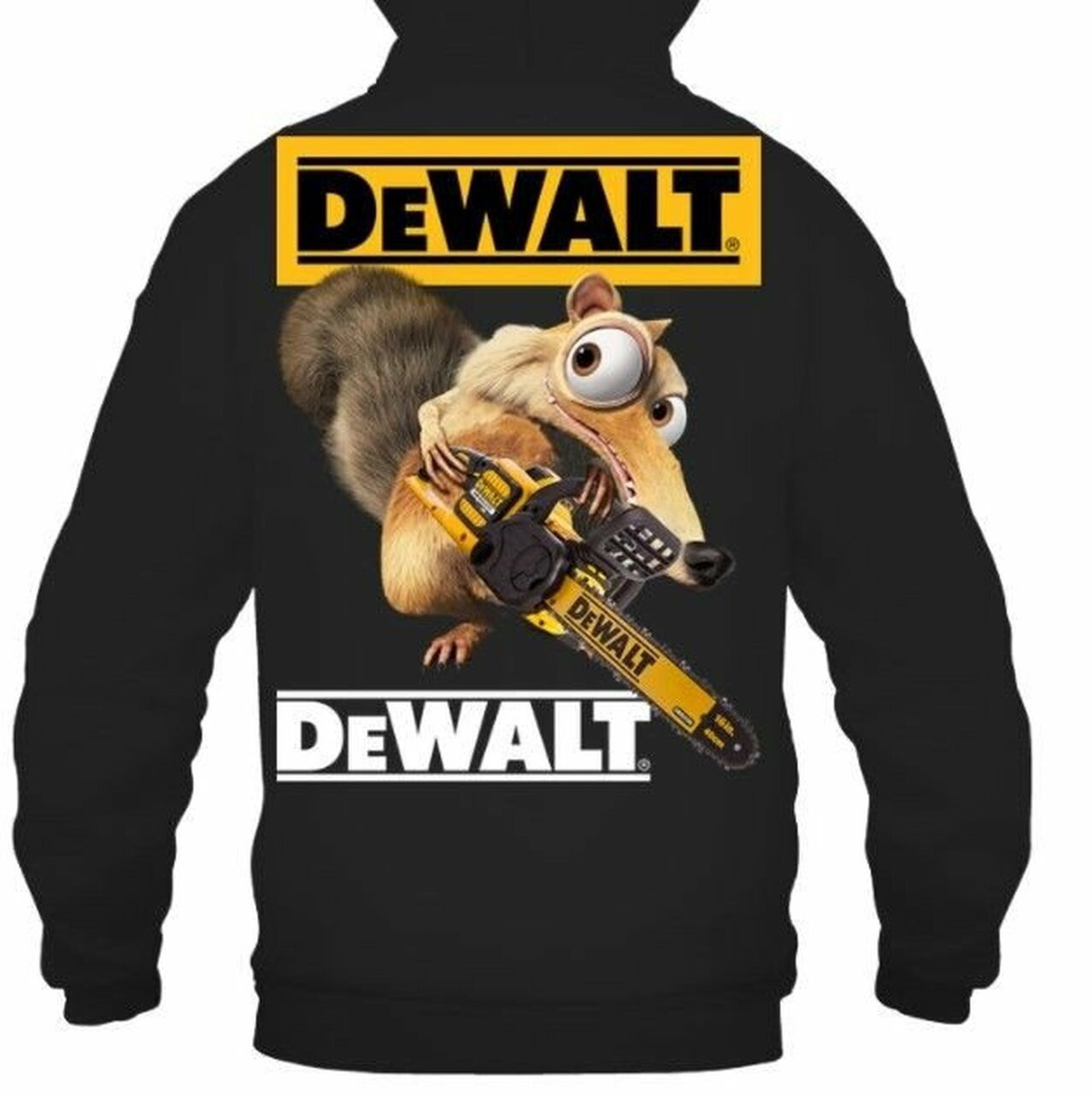 Gift Ideas Dewalt Ice Age Rudy Crash Scratainsaw Guaranteed Touch Unisex Hoodie