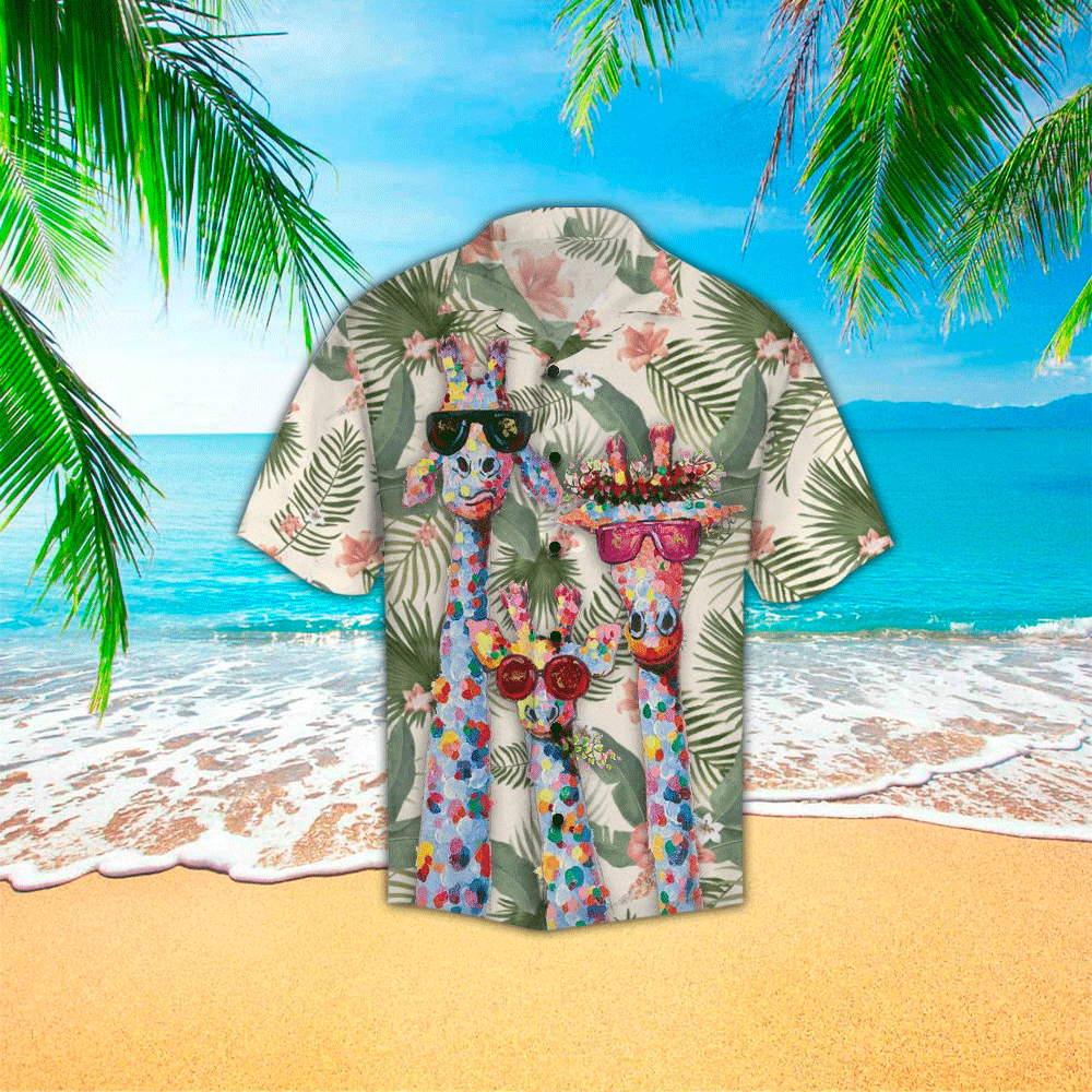 Giraffe Aloha Hawaii Shirt Perfect Hawaiian Shirt For Giraffe Lover Shirt for Men and Women