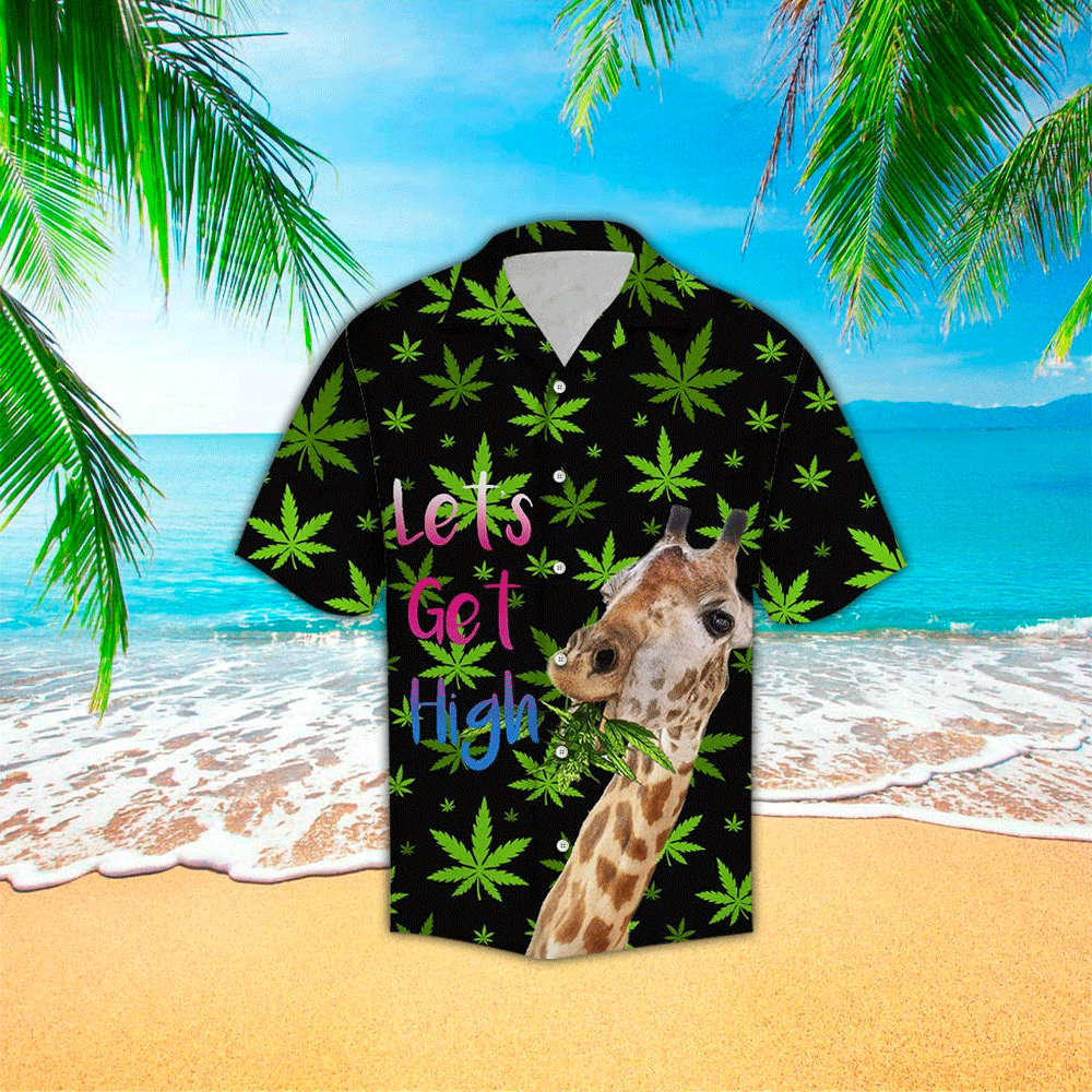 Giraffe Hawaiian Shirt For Men Giraffe Lover Gifts Shirt for Men and Women