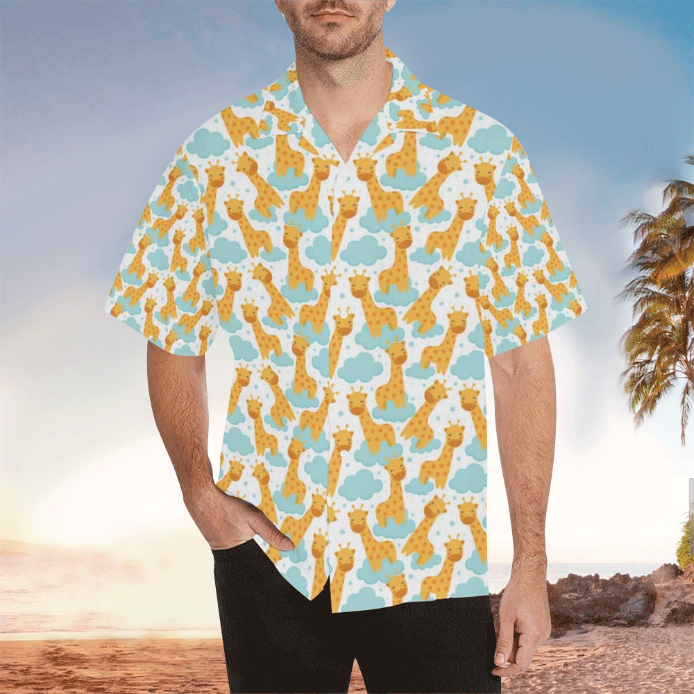 Giraffe Shirt Giraffe Hawaiian Shirt For Giraffe Lovers Shirt for Men and Women