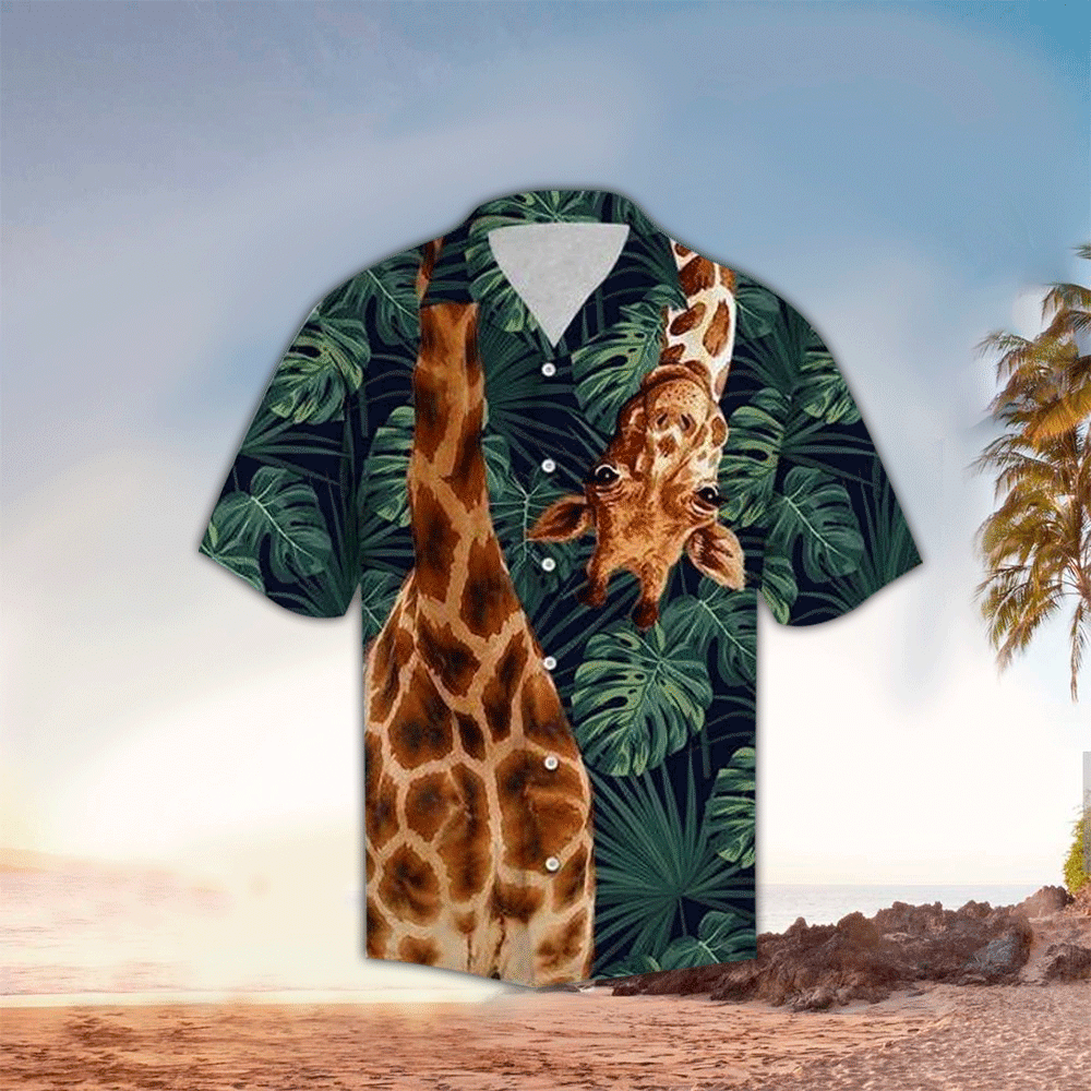 Giraffe Shirt Giraffe Hawaiian Shirt For Giraffe Lovers Shirt for Men and Women