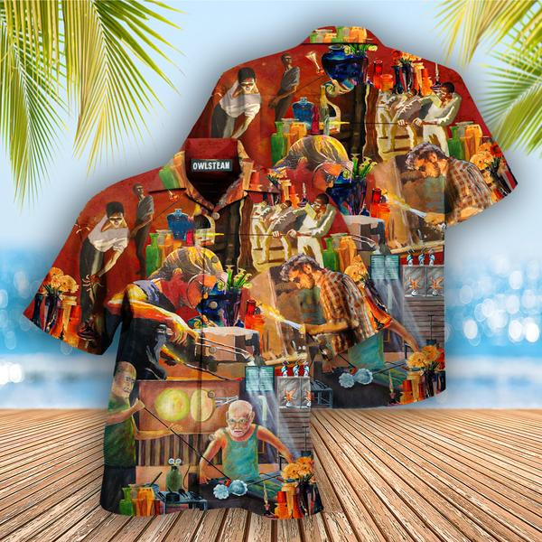 Glassblowers Are Hotter Than Your Ex Edition - Hawaiian Shirt - Hawaiian Shirt For Men