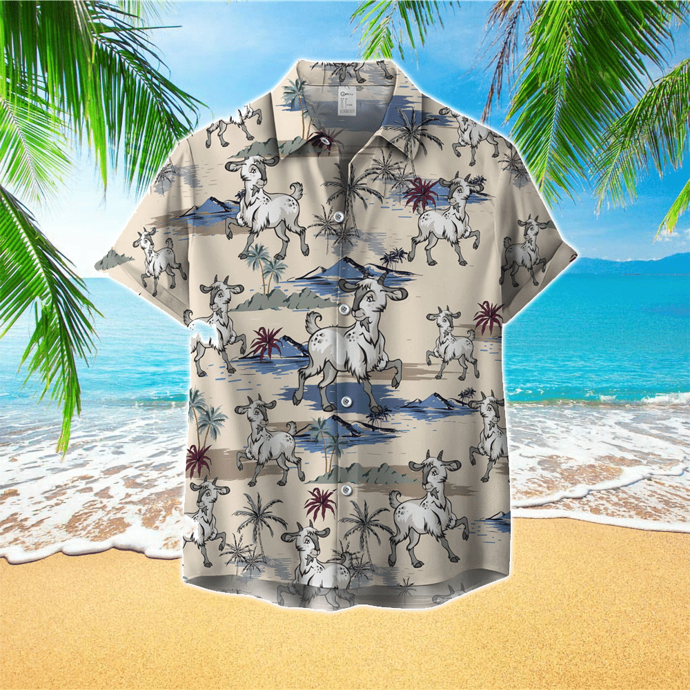 Goat Island Hawaiian Shirt for Men and Women