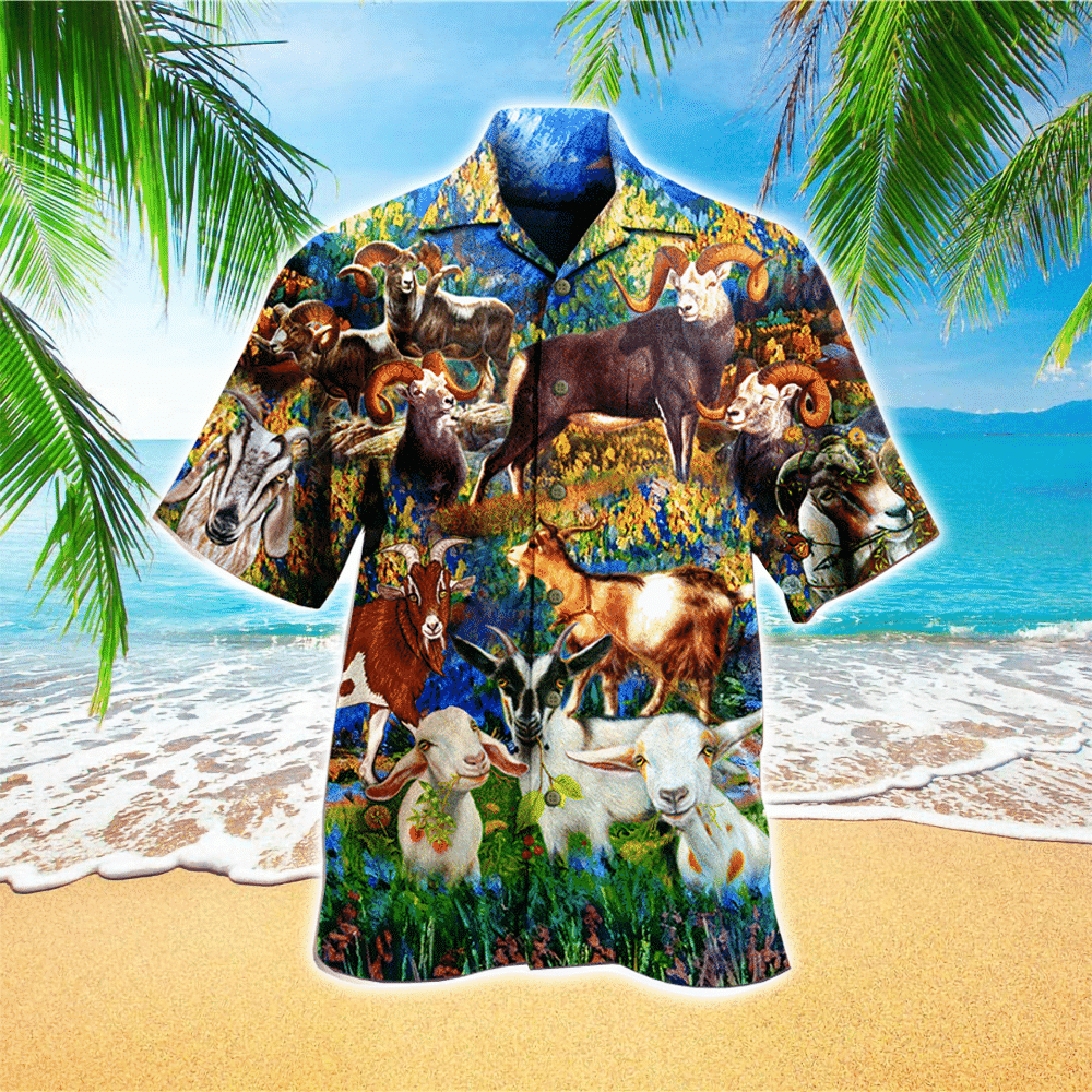 Goat Love Limited Edition Hawaiian Shirt for Men and Women