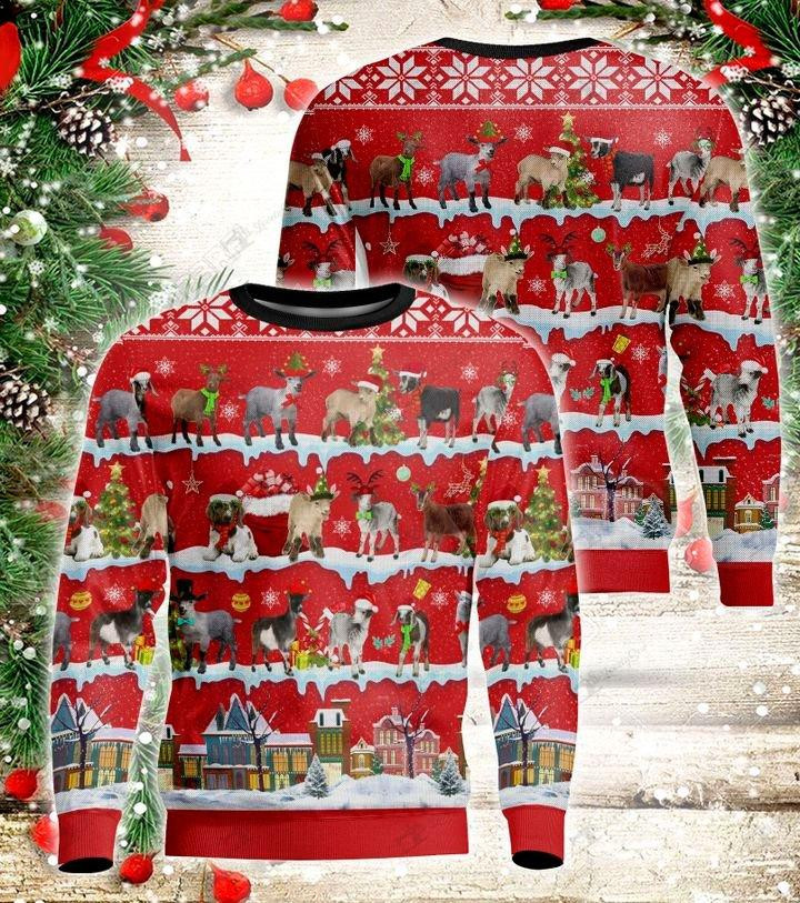 Goat Ugly Christmas Sweater Ugly Sweater For Men Women