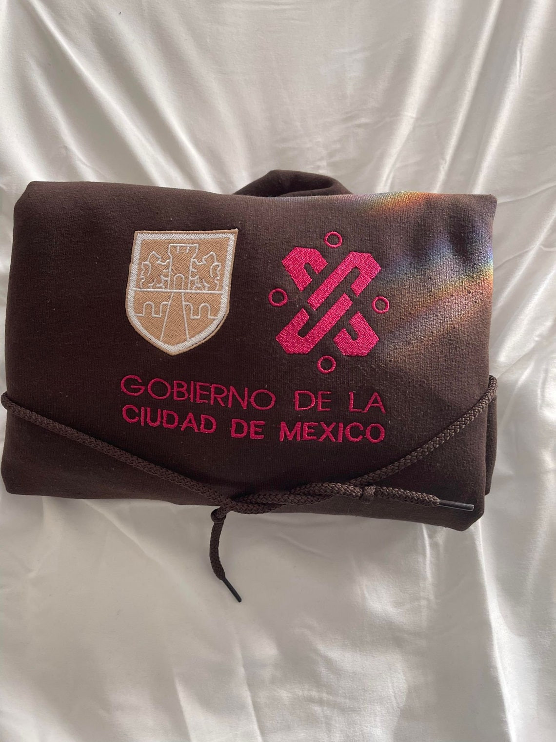 Gobierno De La Ciudad De Mexico Embroidered Hoodie