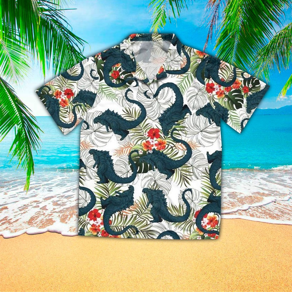 Godzilla Hawaiian Shirt Godzilla Shirt For Godzilla Lover Shirt For Men and Women