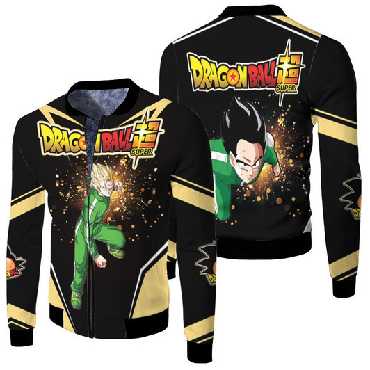 Gohan Super Saiyan Dragonball Super Fleece Bomber Jacket