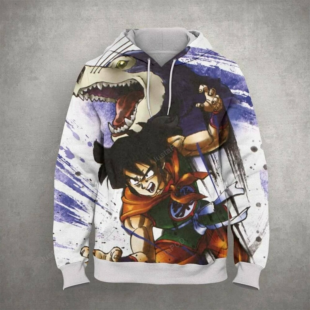 Goku Cartoon Dragon Ball 3d All Over Print Hoodie