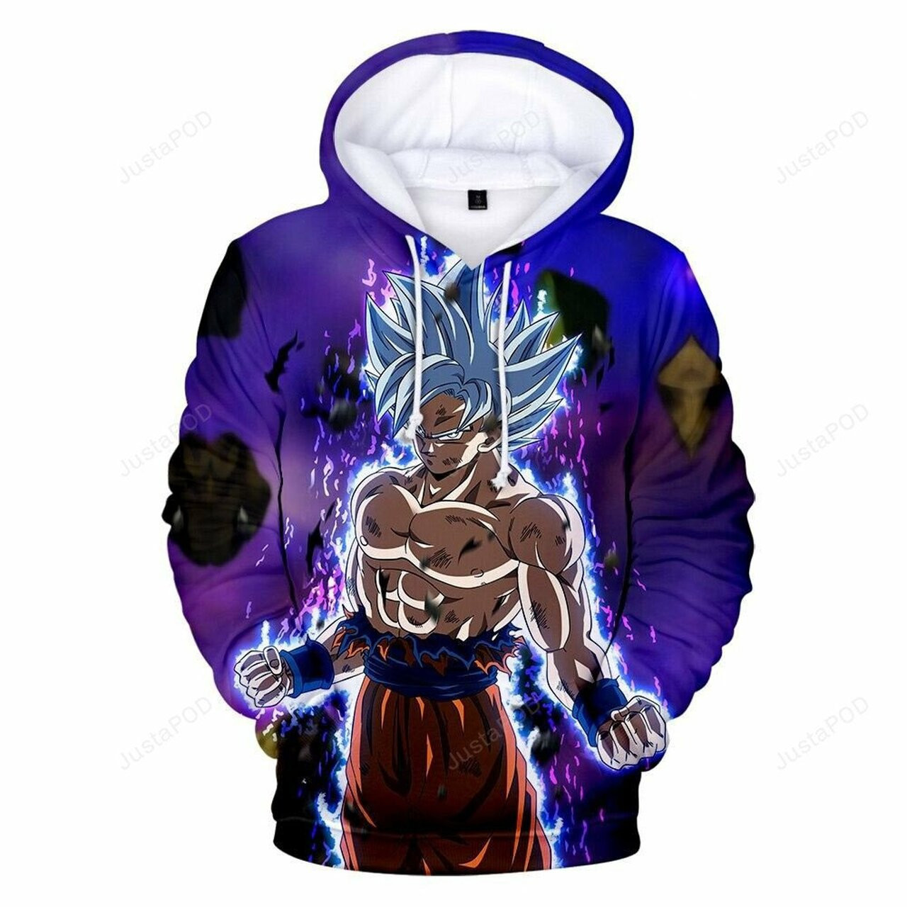 Goku Cartoon Dragon Ball Anime 3d All Over Print Hoodie