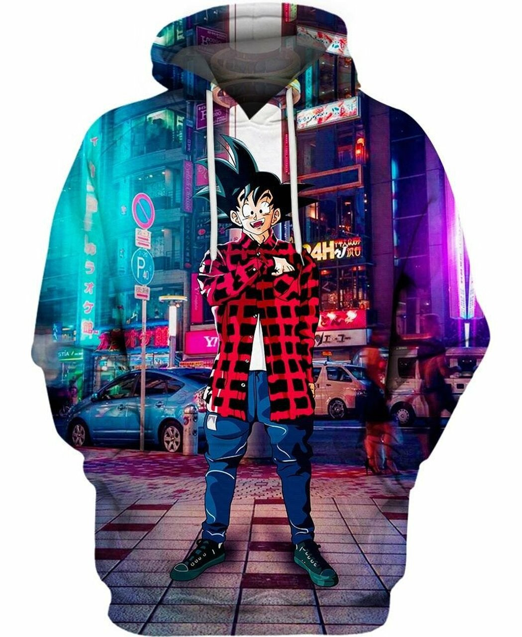 Goku Street Style 3d All Over Print Hoodie