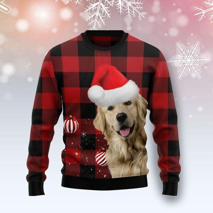 Golden Retriever Dog Ugly Christmas Sweater Ugly Sweater For Men Women