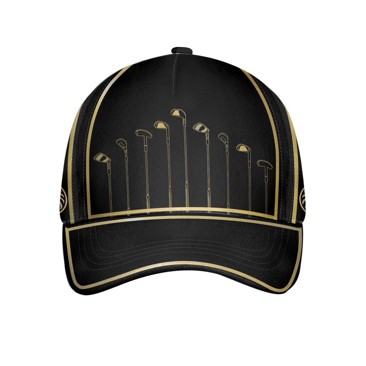 Golden Royal Lion Golf Clubs Cap