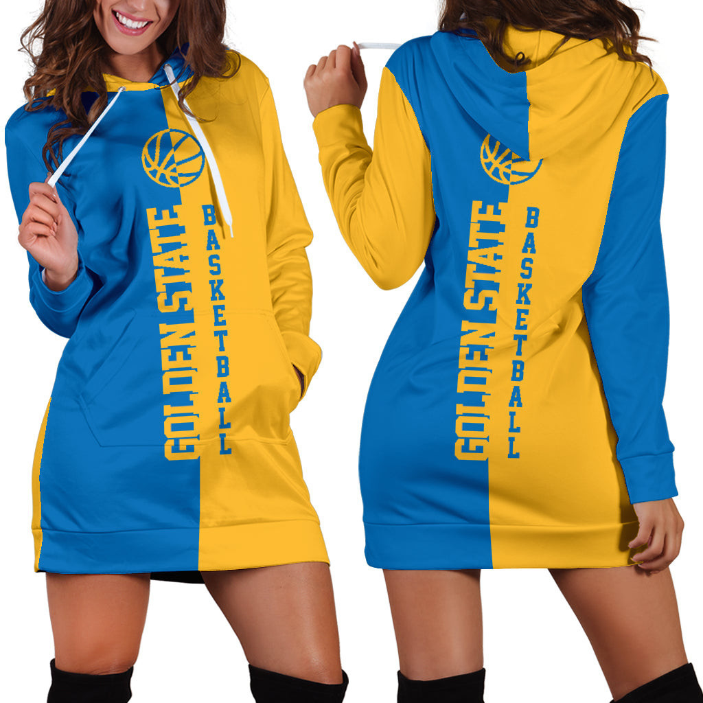 Golden State Basketball Hoodie Dress 3d All Over Print For Women Hoodie