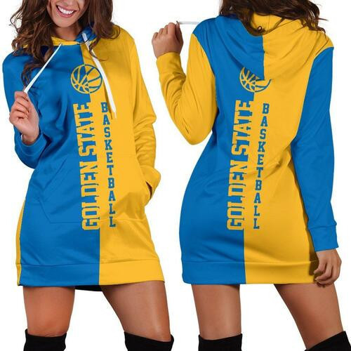 Golden State Basketball Hoodie Dress Sweater Dress Sweatshirt Dress 3d All Over Print For Women Hoodie