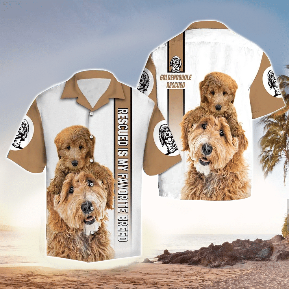 Goldendoodle Hawaiian Shirt Perfect Gift Ideas For Goldendoodle Dog Lover Shirt for Men and Women