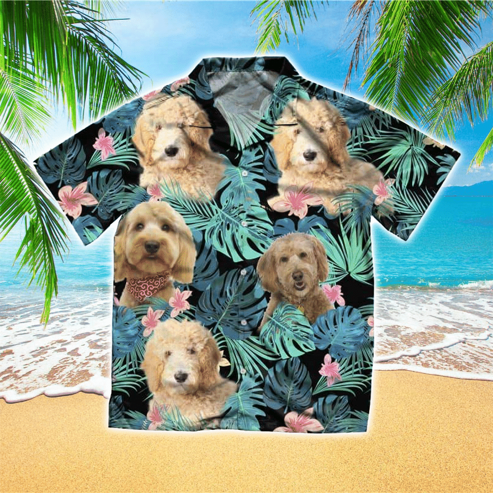 Goldendoodle Shirt Goldendoodle Hawaiian Shirt For Dog Lovers Shirt for Men and Women