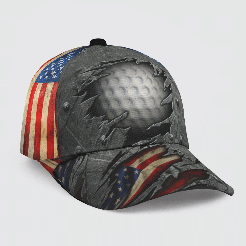 Golf Ball Crack Iron Cap Golf Hats For Men