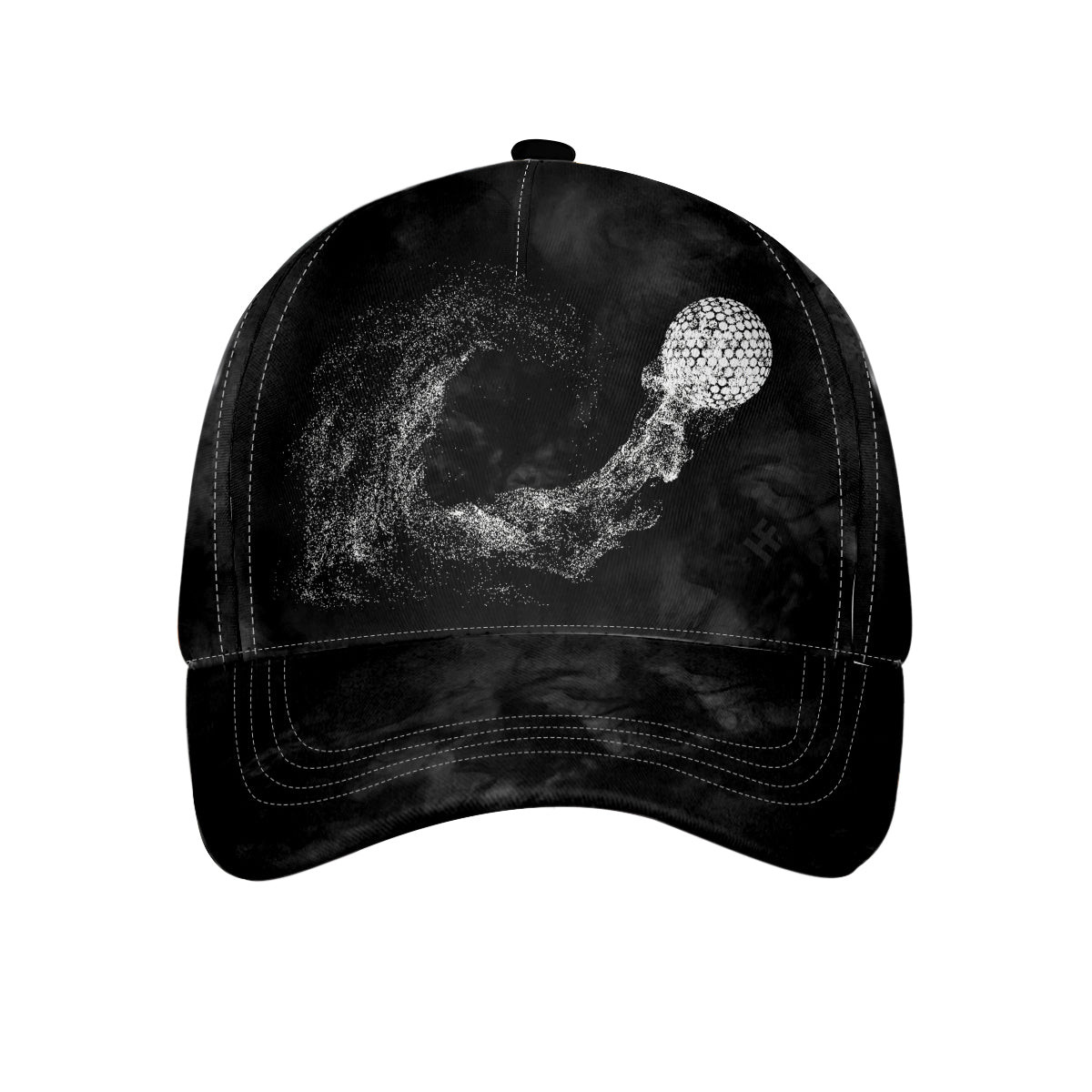 Golf Ball On Smoke Background Cap