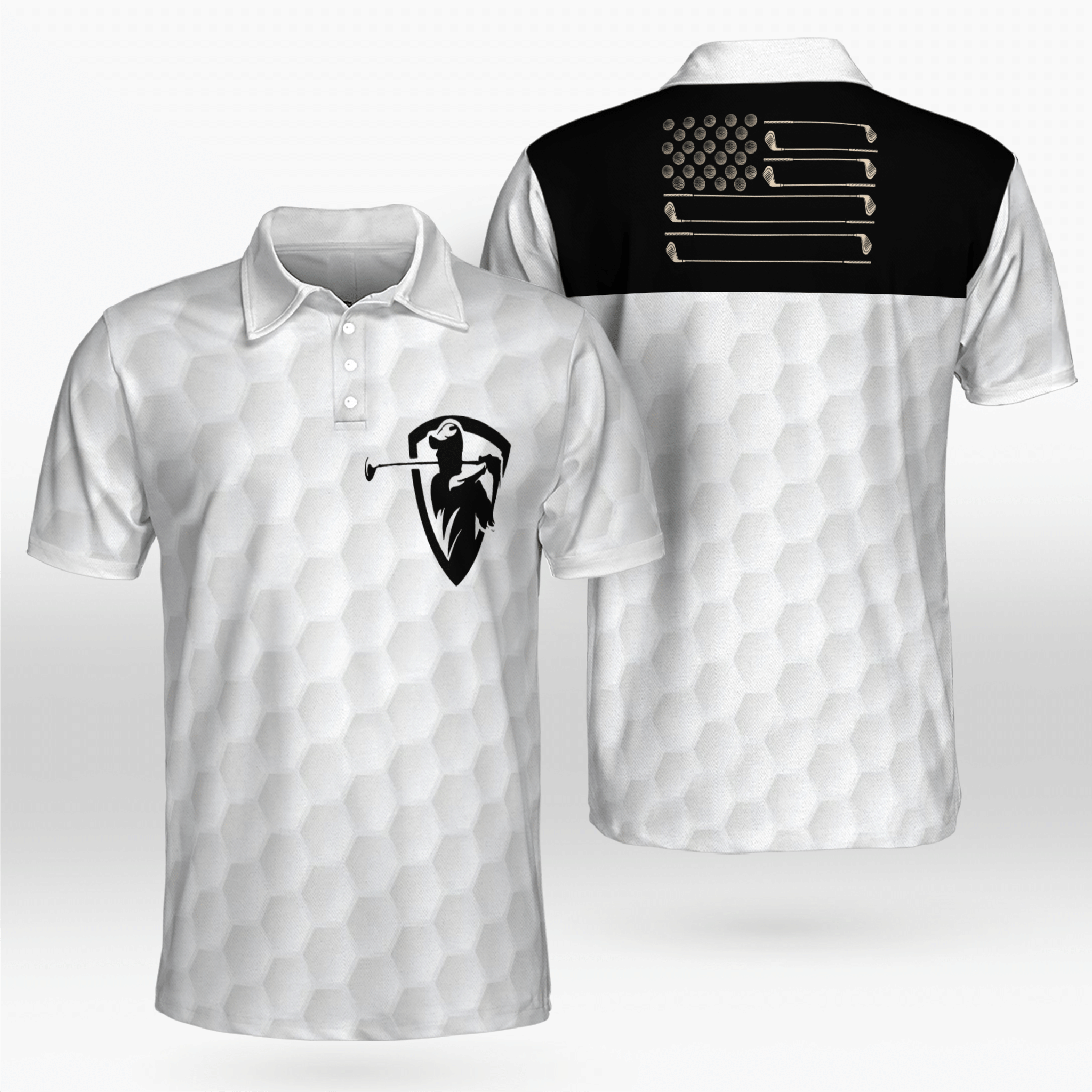 Golf Ball Texture Golf Player Vector White Polo Shirt Best Golf Shirts For Men