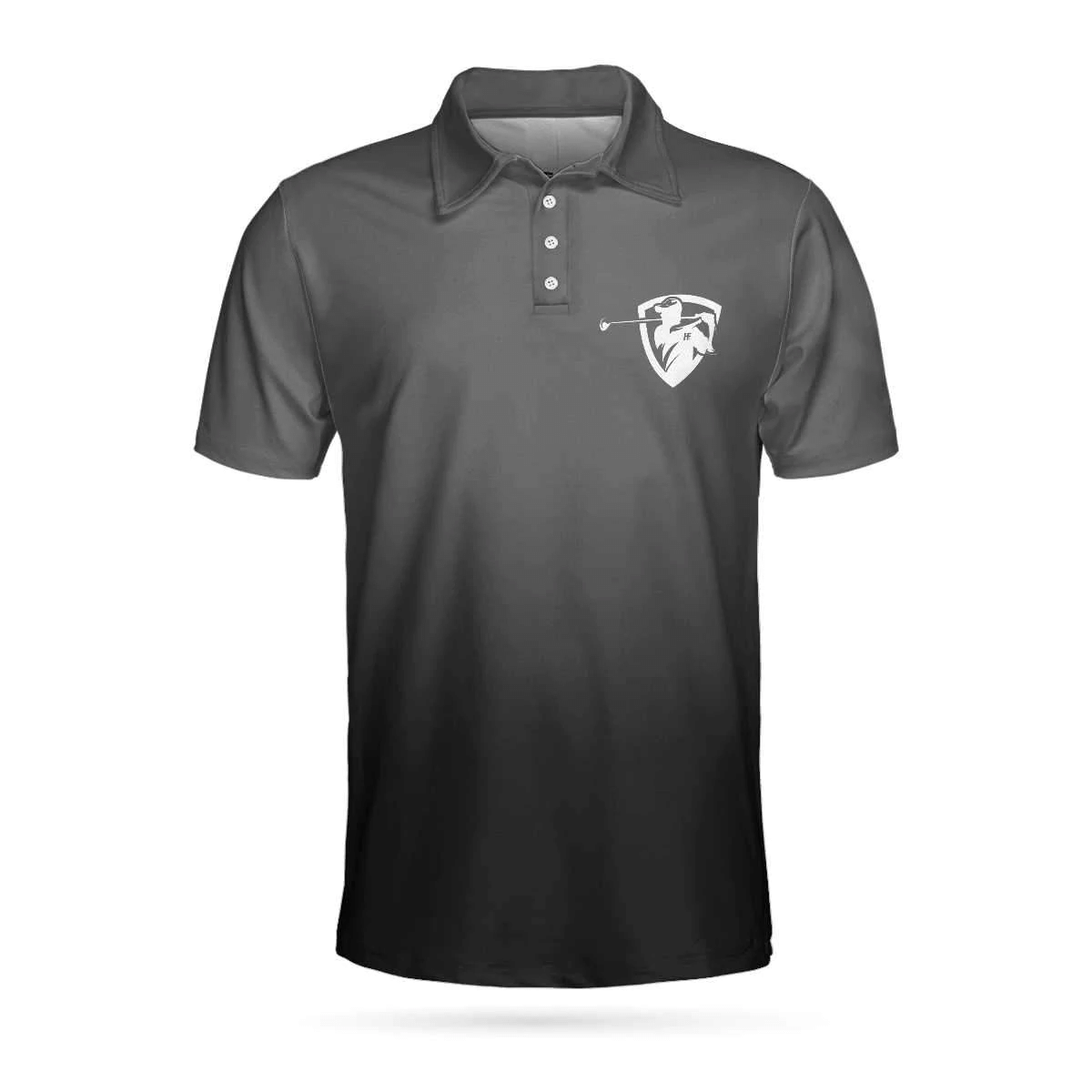 Golf Black Pimps Polo Shirt For Men Funny White Men Golfing Polo Shirt